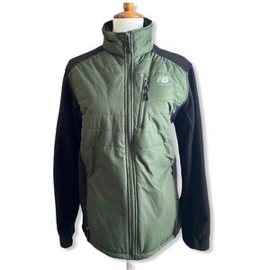 New Balance Jacket Mens Green Black